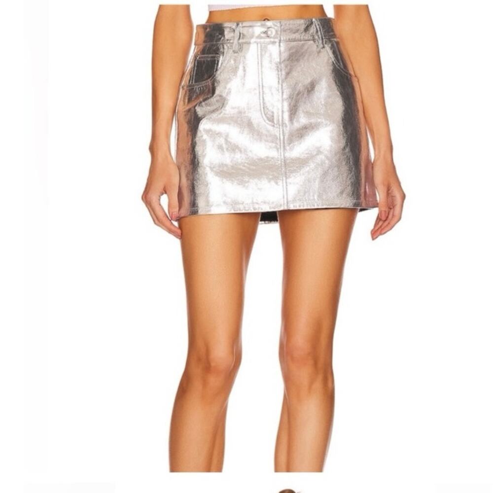 NWT Helmut Lang mirror 5 pocket skirt
